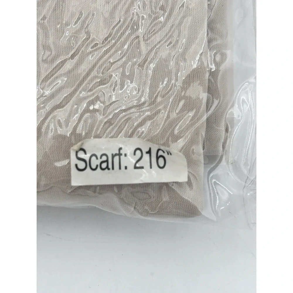 JCPenney Home Collection Sensations Scarf‎ Valance Linen Sheer Window Drape